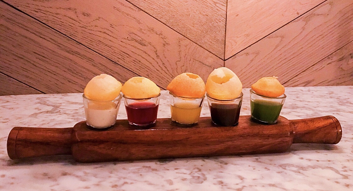 puchkas, five waters