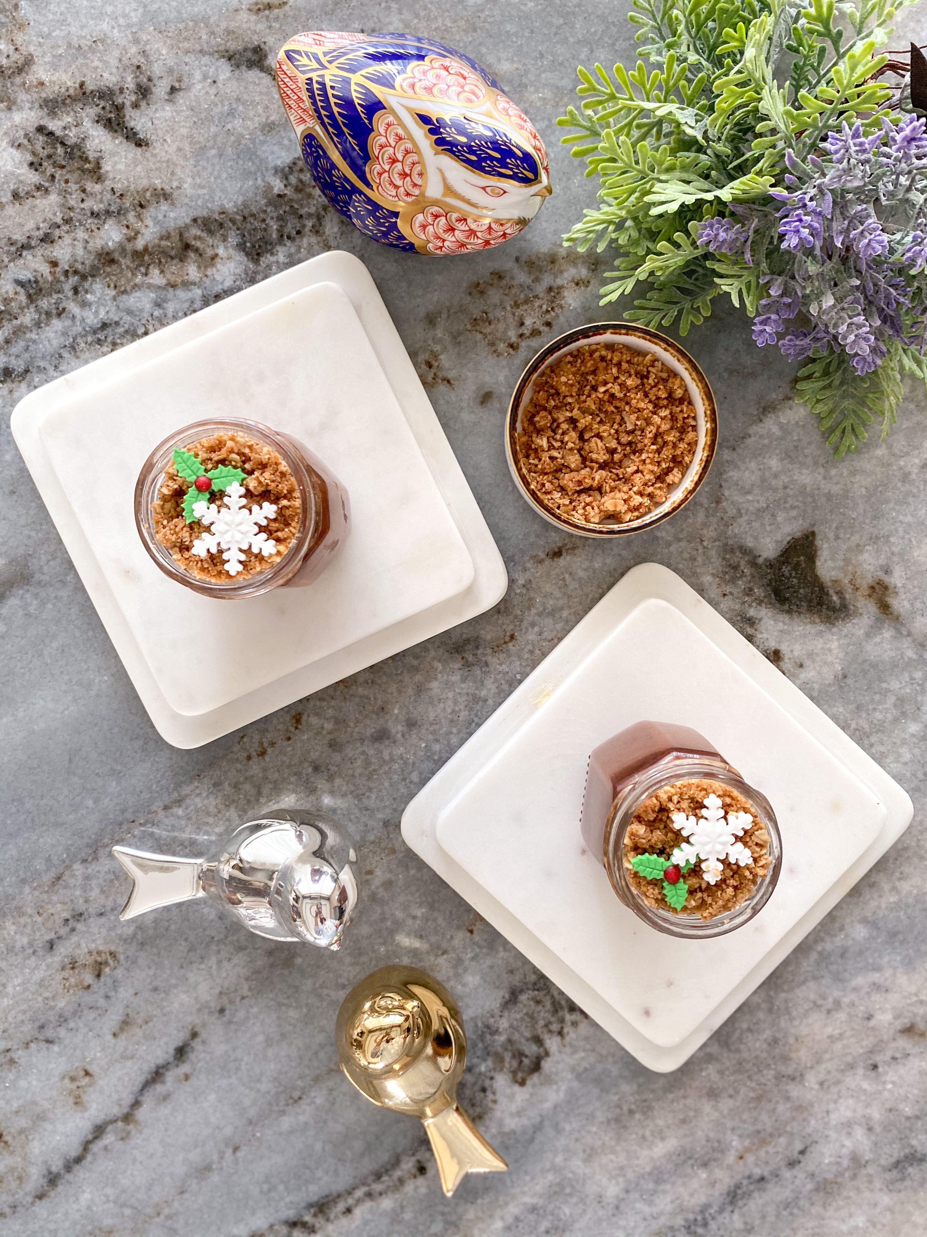 pumpkin-spice pots de crème