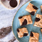 Oreo Cookie Dough Blondie Bars