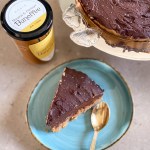 No Bake Dark Chocolate Banoffee Tart