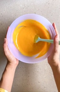 no-churn mango ice cream