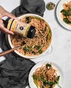 vegan-friendly miso pasta