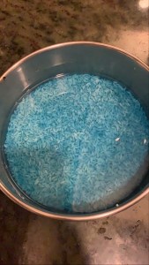 blue sticky rice