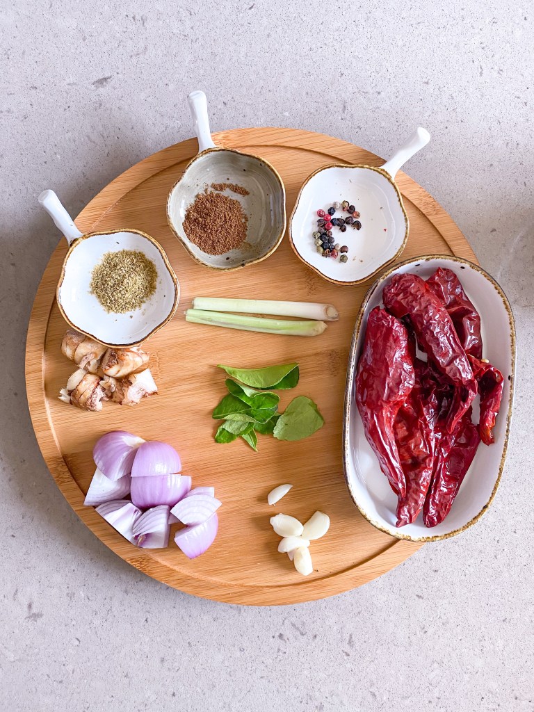 vegan thai red curry paste