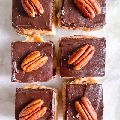pecan billionaire's shortbread