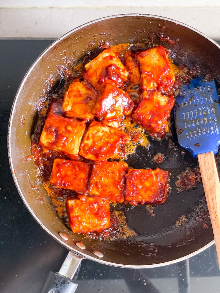 spicy korean tofu