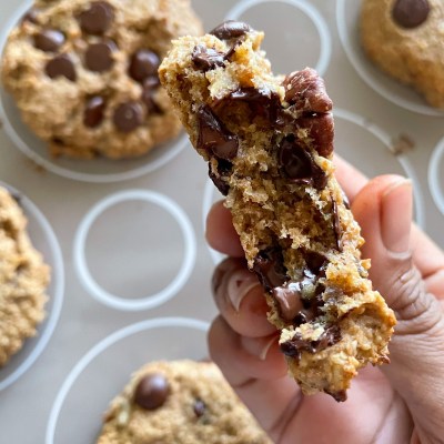 banana bread oat cookies