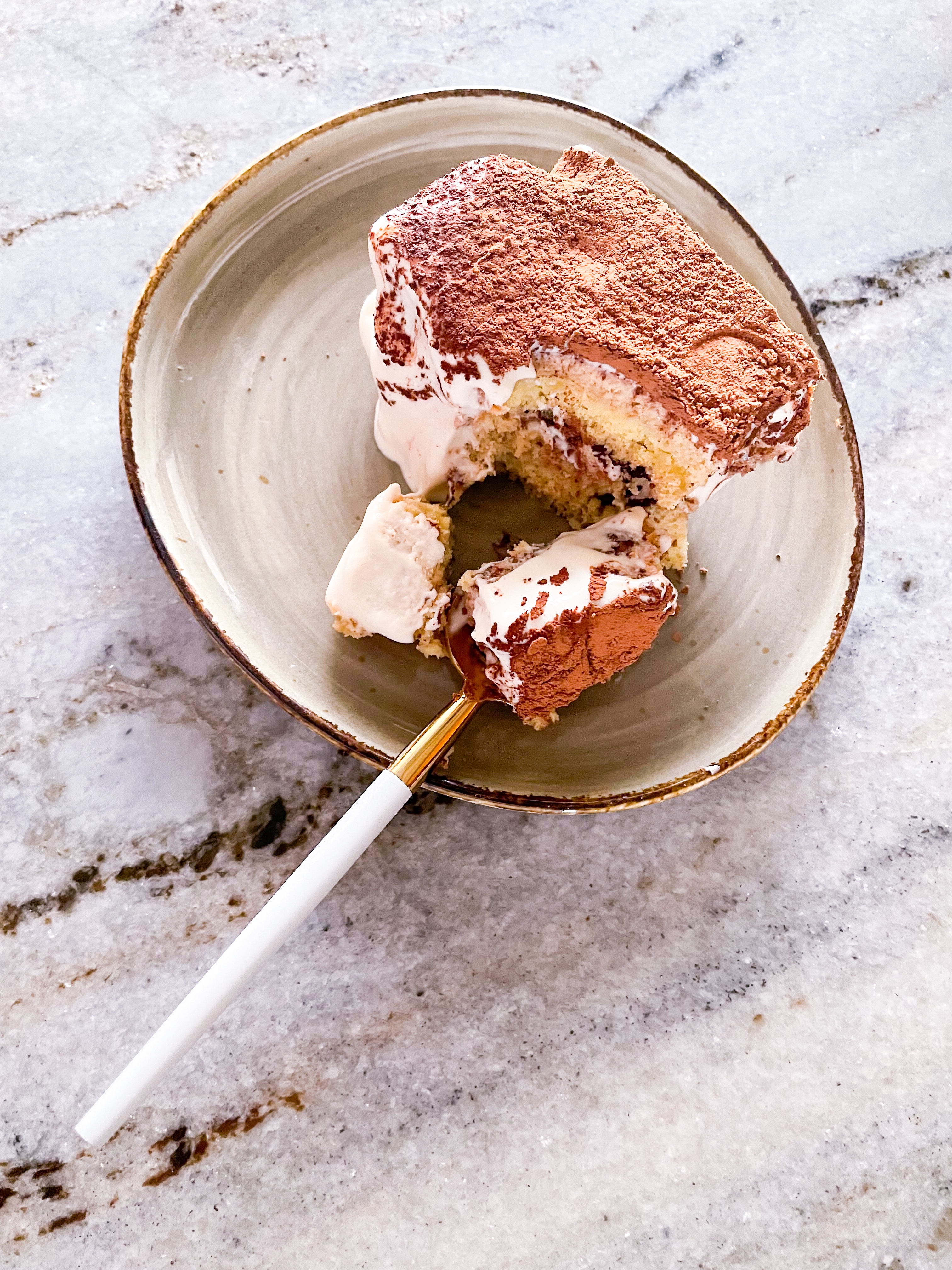 Eggless Tiramisu Sponge Cake Recipe