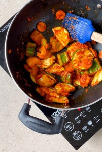 vegan thai red curry noodles