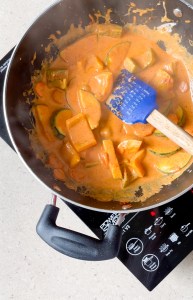 vegan thai red curry noodles
