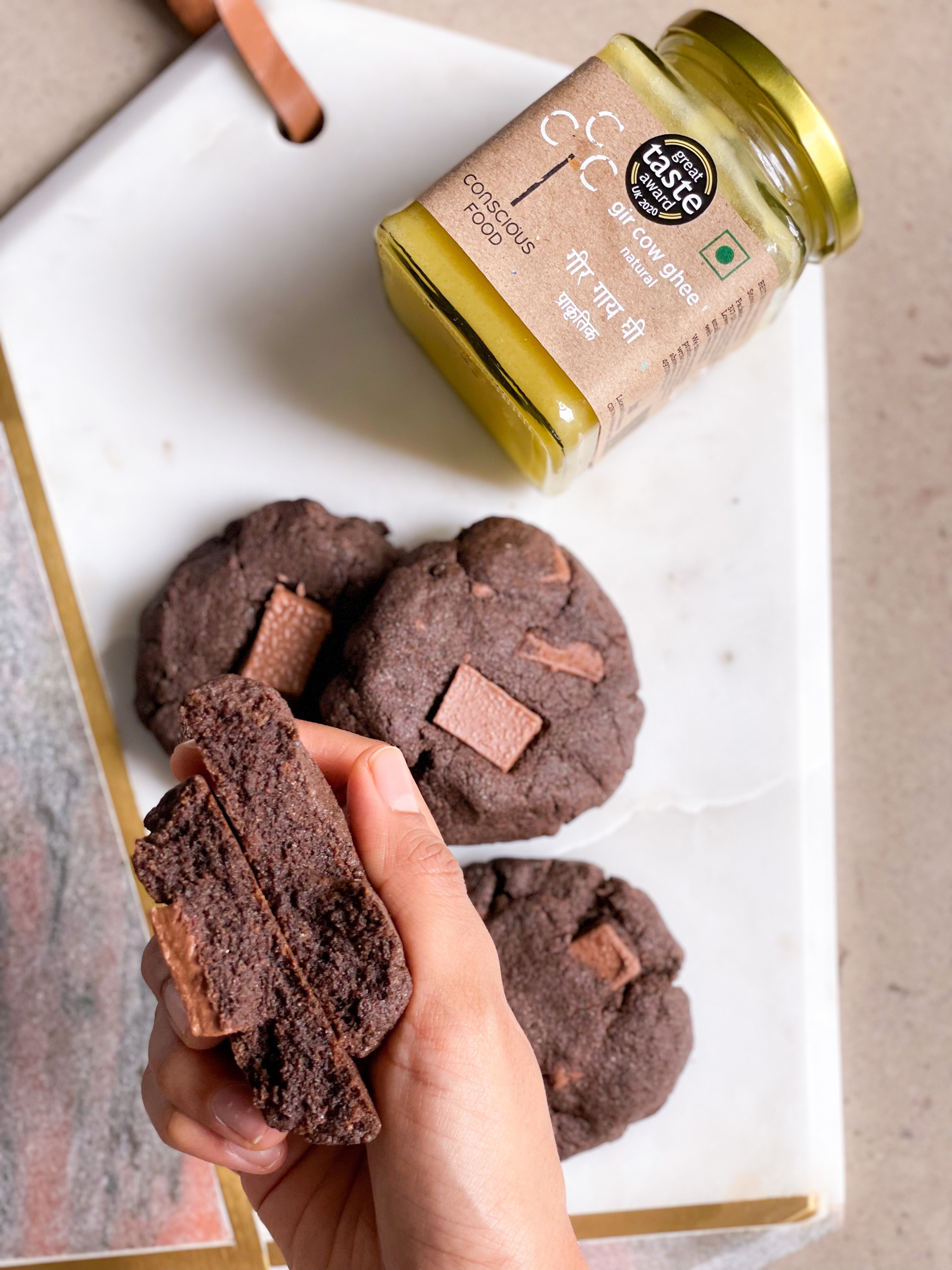 Healthy Chocolate Buckwheat Cookies