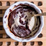eggless nutella lava cake