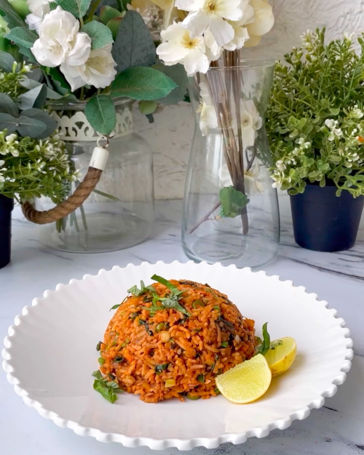 Thai Red Curry Basil Fried Rice