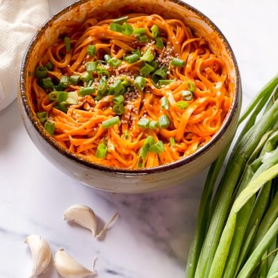 spicy gochujang noodles