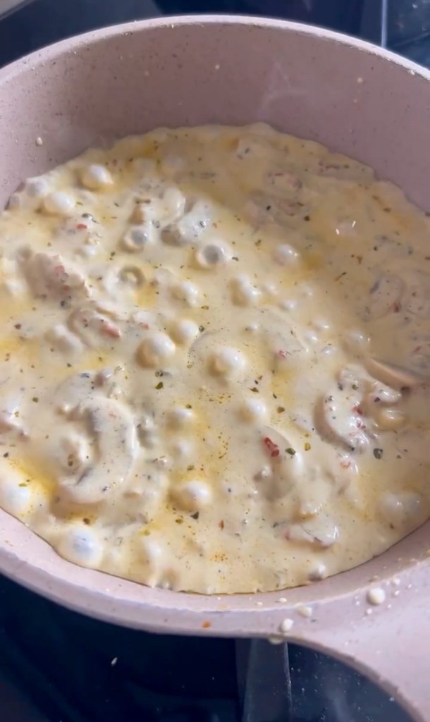creamy mushroom sauce