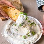 roasted garlic bread dip