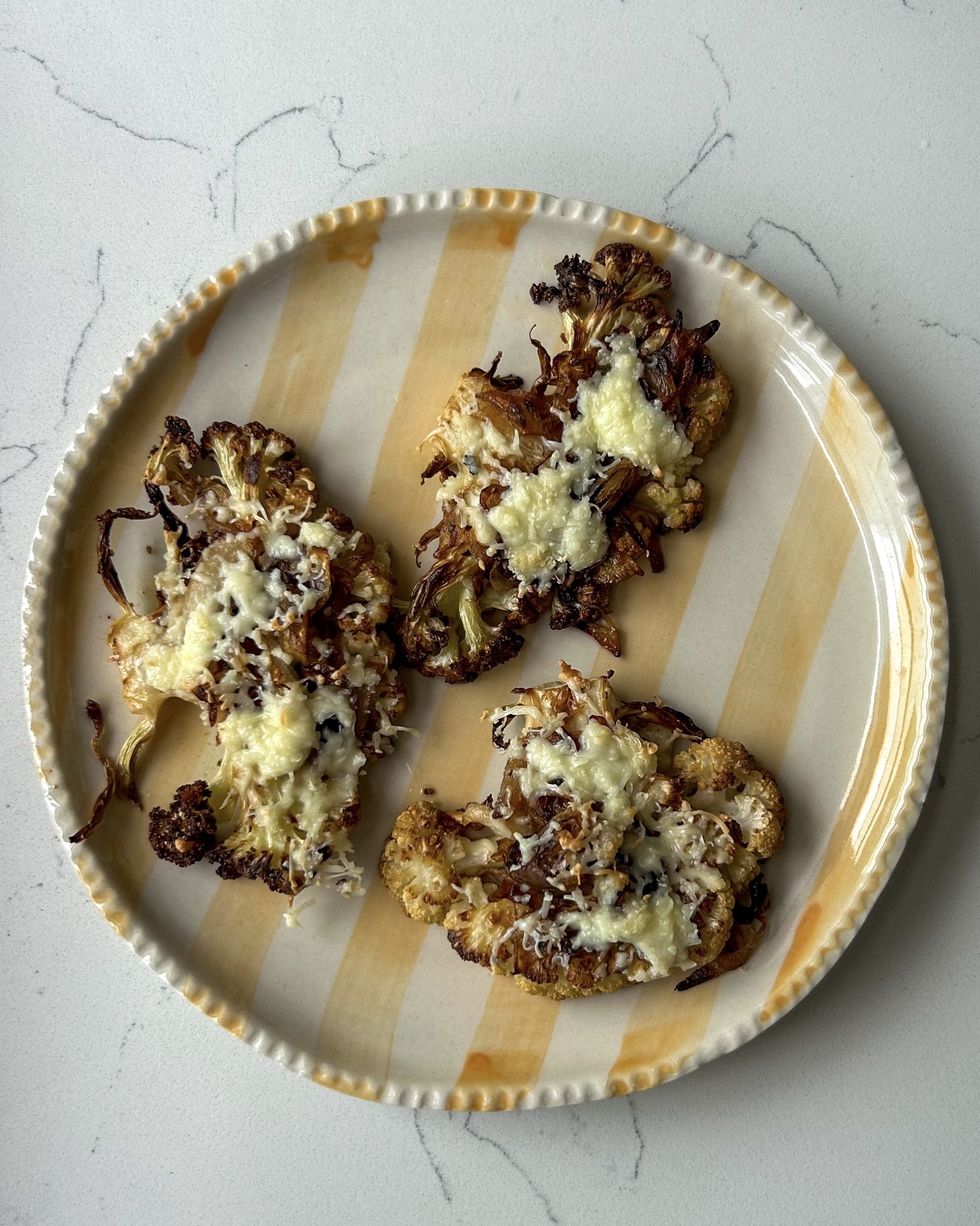 French Onion Cauliflower Steaks