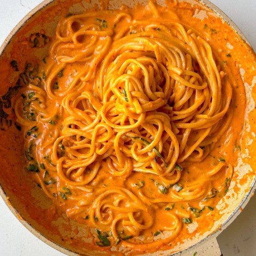 roasted tomato garlic pasta