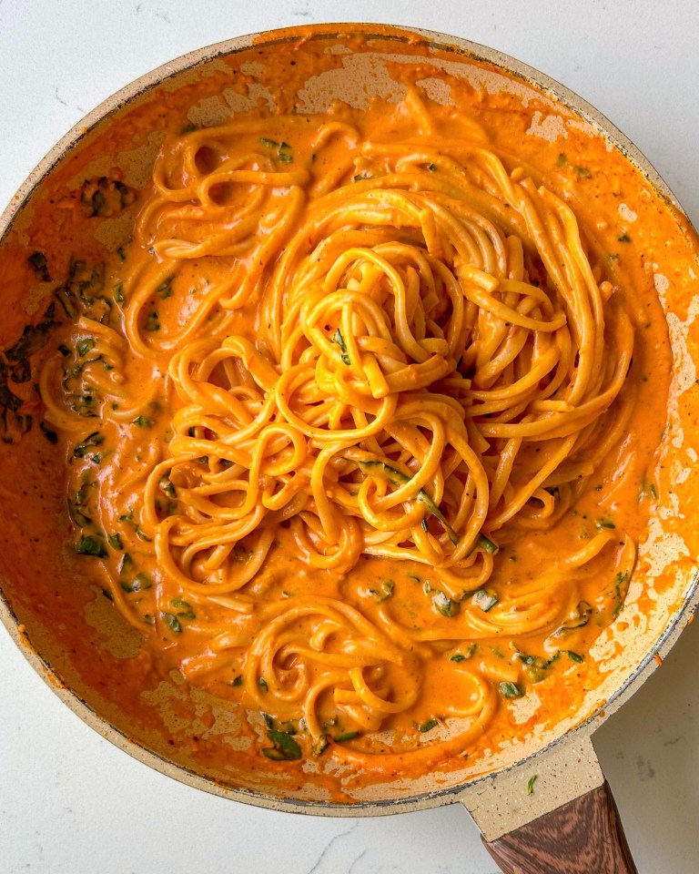 Roasted Cherry Tomato & Garlic Pasta