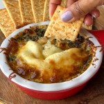 healthy creamy spinach dip