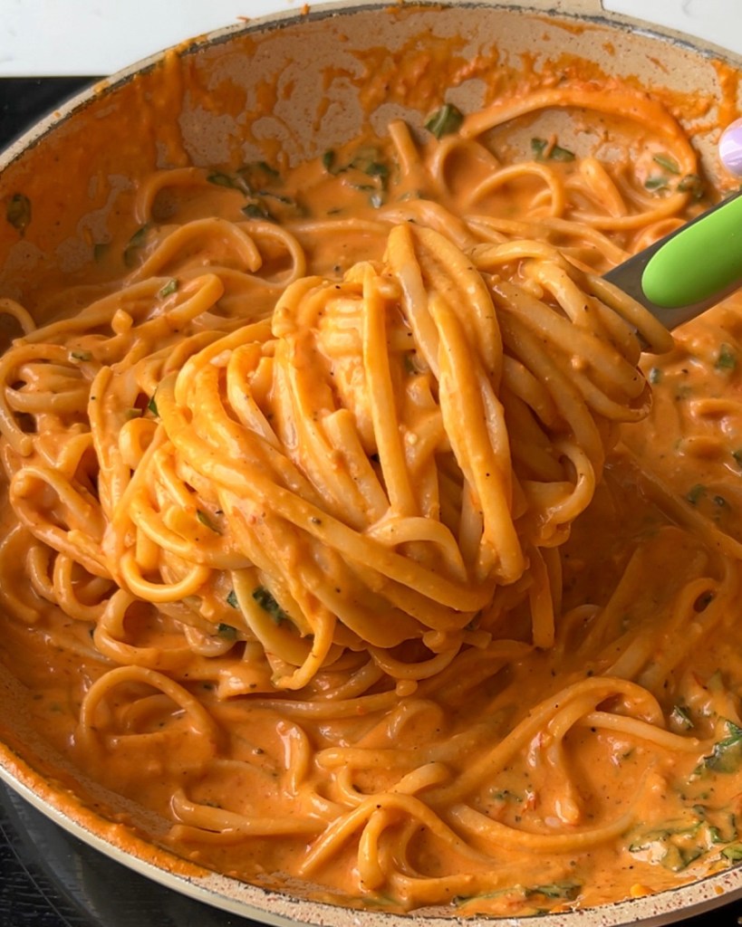 roasted tomato garlic pasta