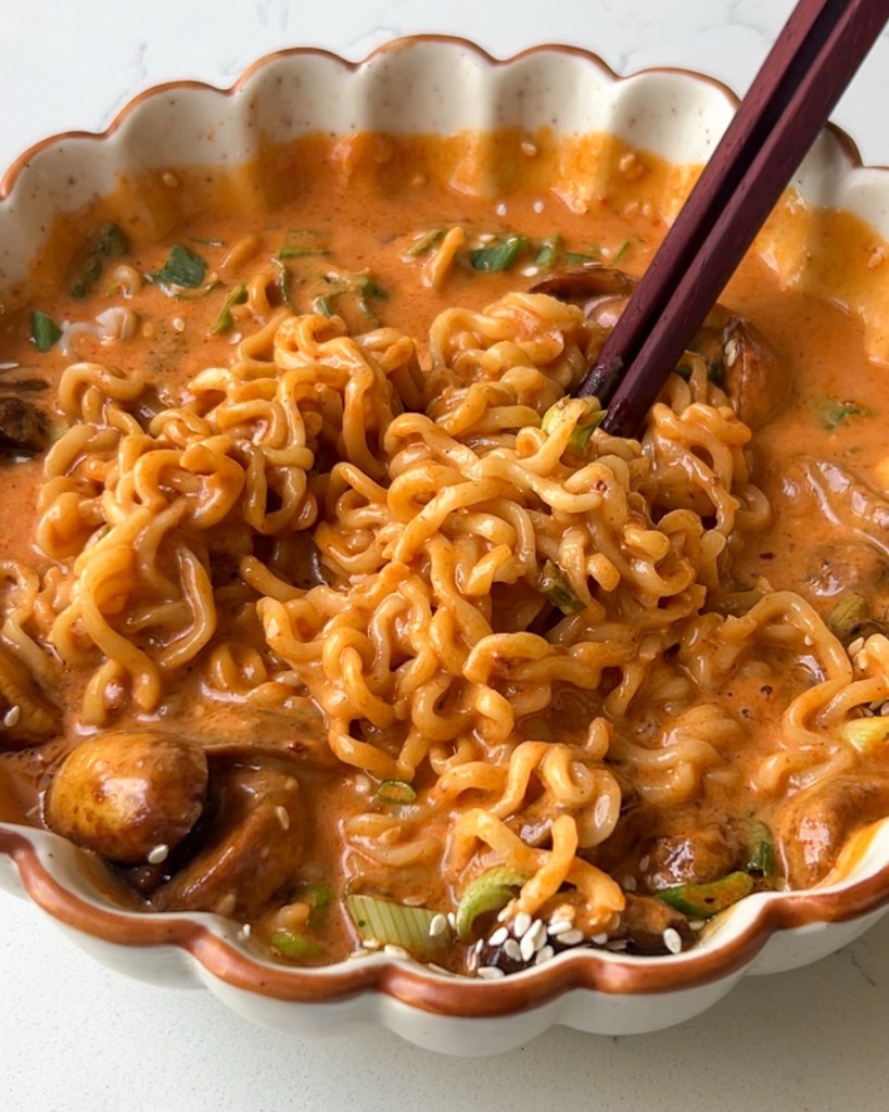 spicy firecracker ramen