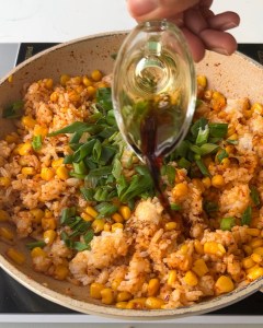 butter garlic corn rice