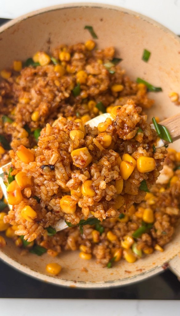 butter garlic corn rice