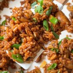 butter garlic mushroom fried rice