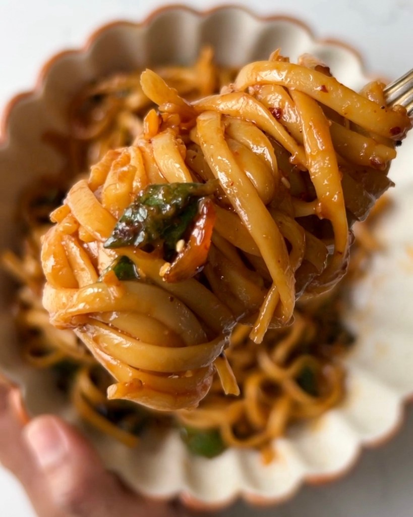 Chilli Oil Basil Pasta