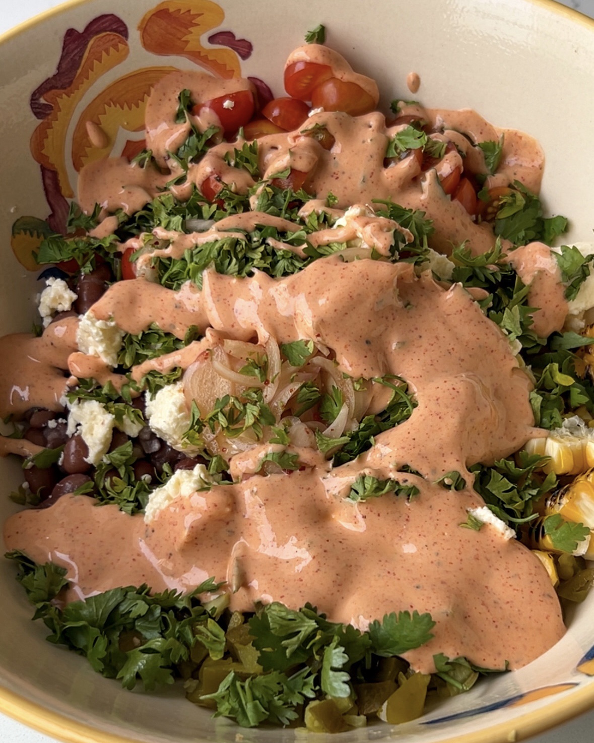 Cream High Protein Bean Salad