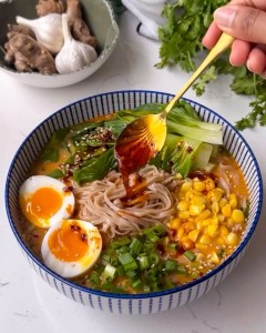 Ten Minute One-Bowl Noodle Soup