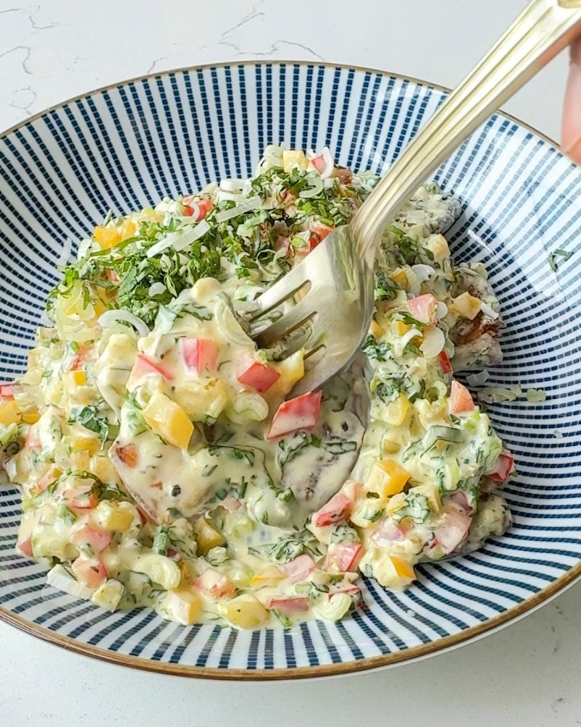Smashed Potato Salad