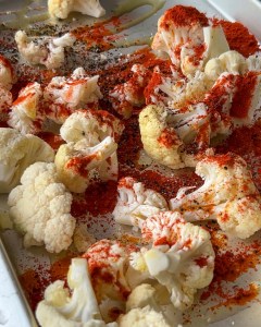 Roasted cauliflower