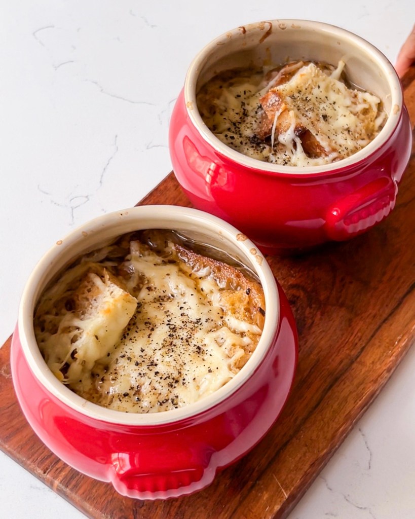 Quick Vegetarian French Onion Soup
