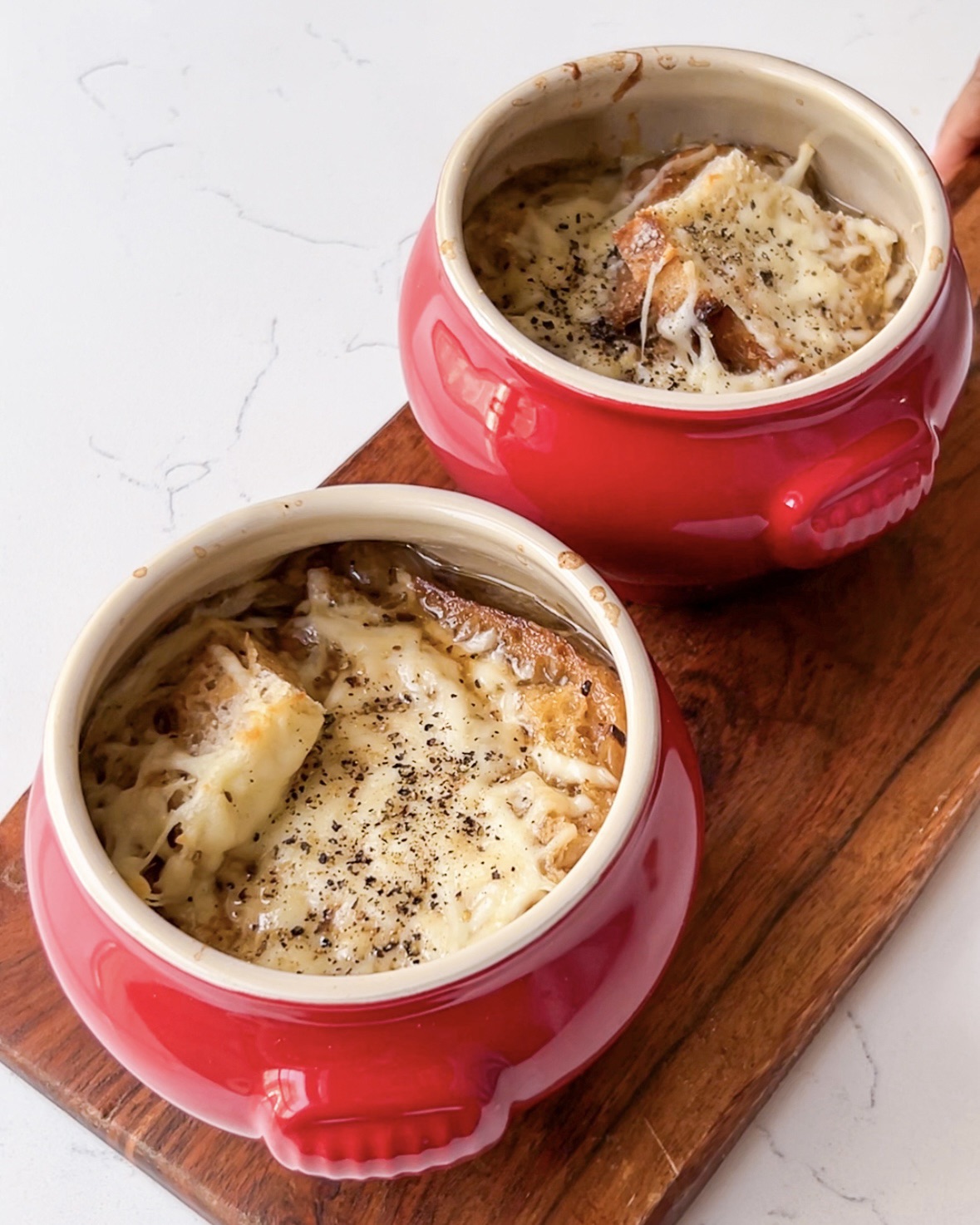 Quick Vegetarian French Onion Soup