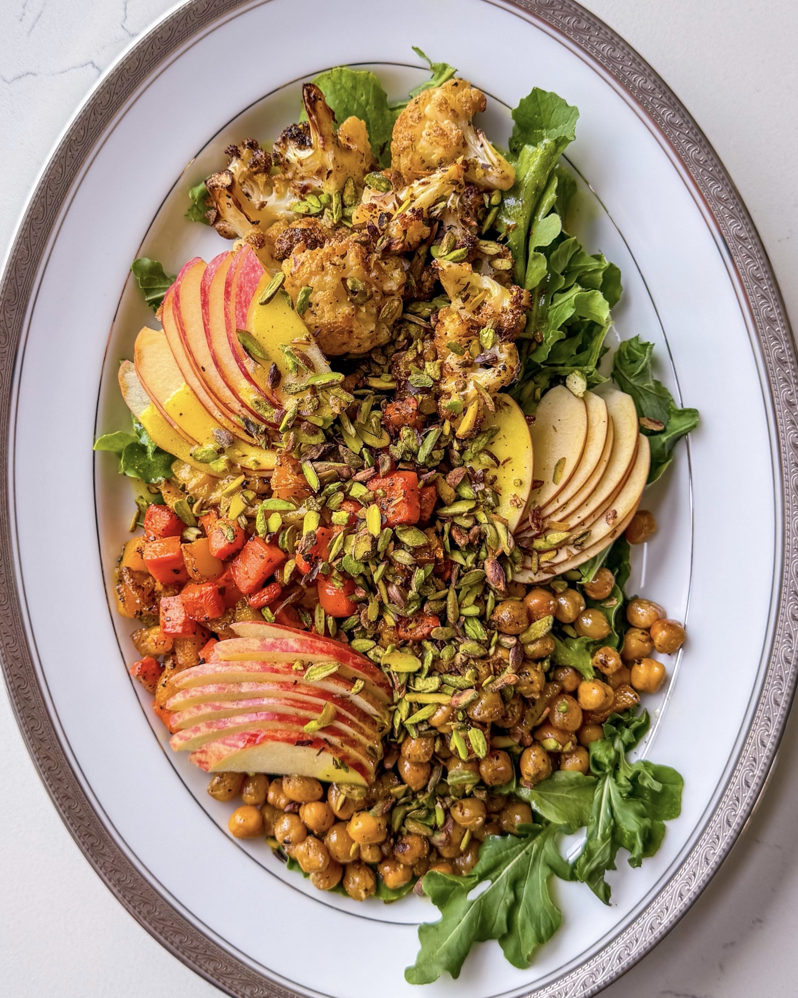 Roasted Veggie & Chickpea Salad