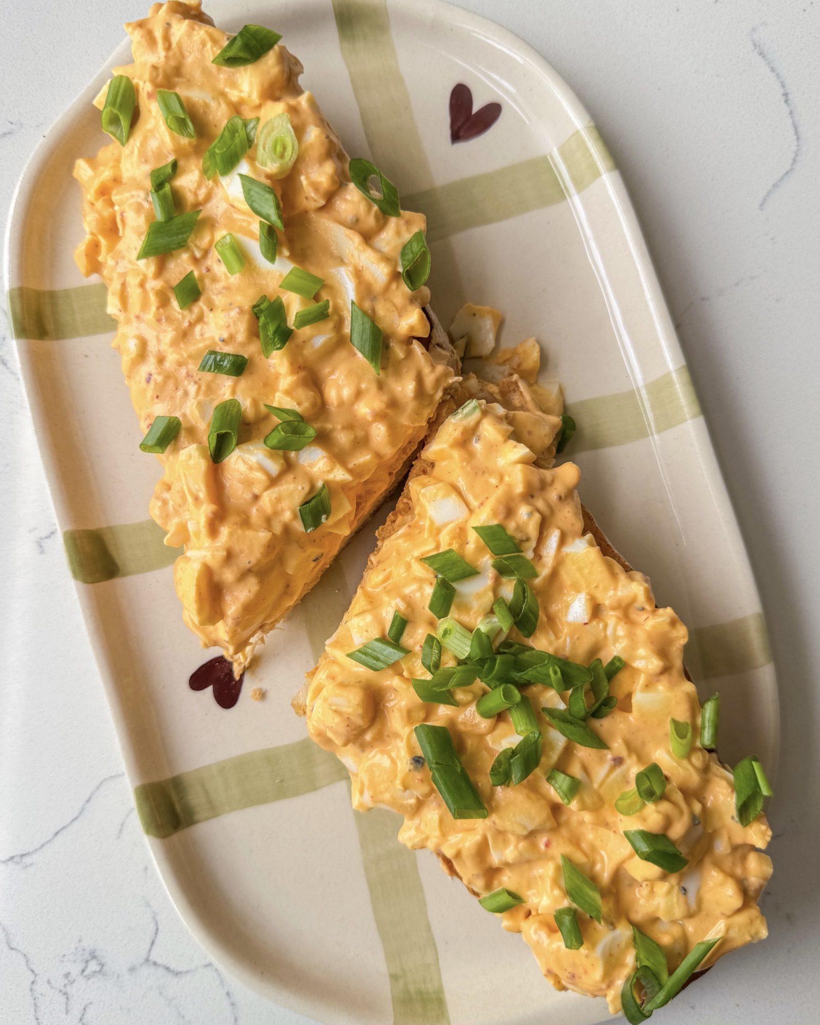 Japanese Inspired Egg Salad Toast 