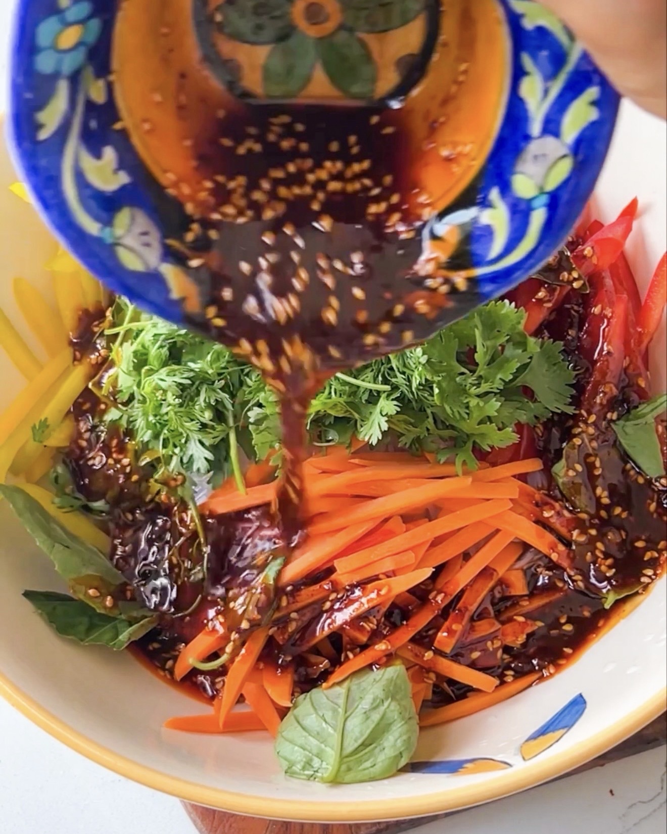 Fifteen Minute Spicy Noodle Salad