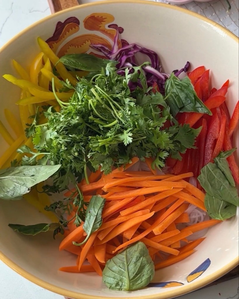 spicy noodle salad