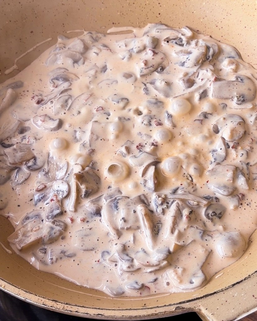 creamy mushroom sauce