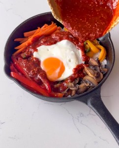 vegetarian bibimbap
