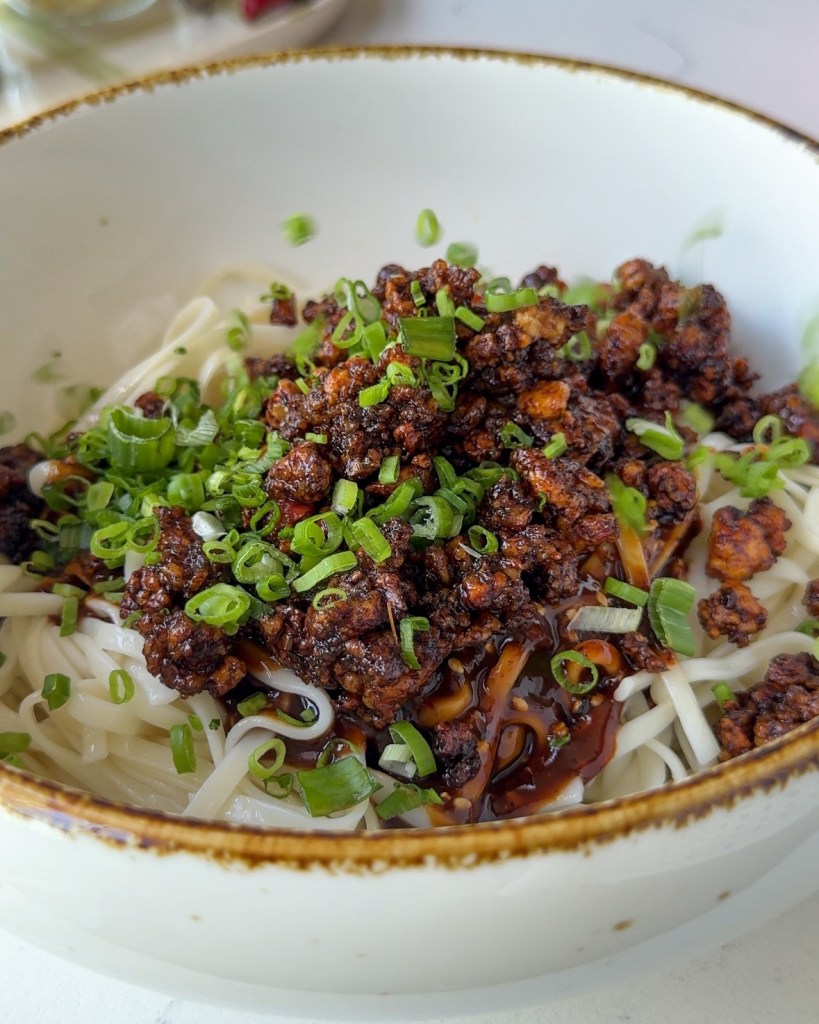 vegan dan dan noodles